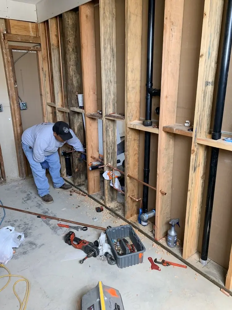 Commercial rough-in plumbing for Water Heater Replacement in North Sarasota